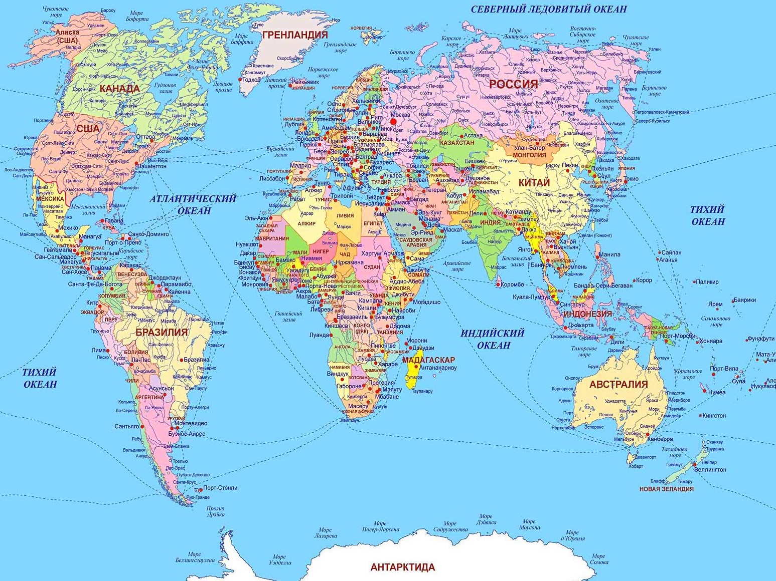 Контакты веб студии ТОП на карте мира